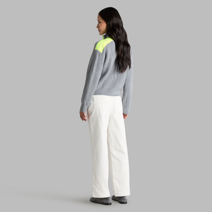 G/FORE Premium - FUNNEL NECK MERINO WOOL SWEATER JACKET