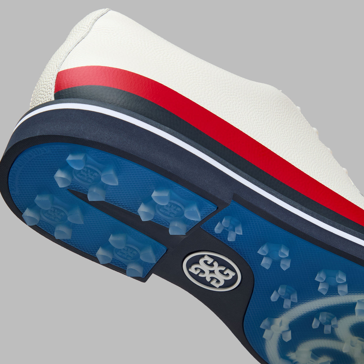 G/FORE Best Seller - GALLIVANTER TUXEDO STRIPE LEATHER GOLF SHOE