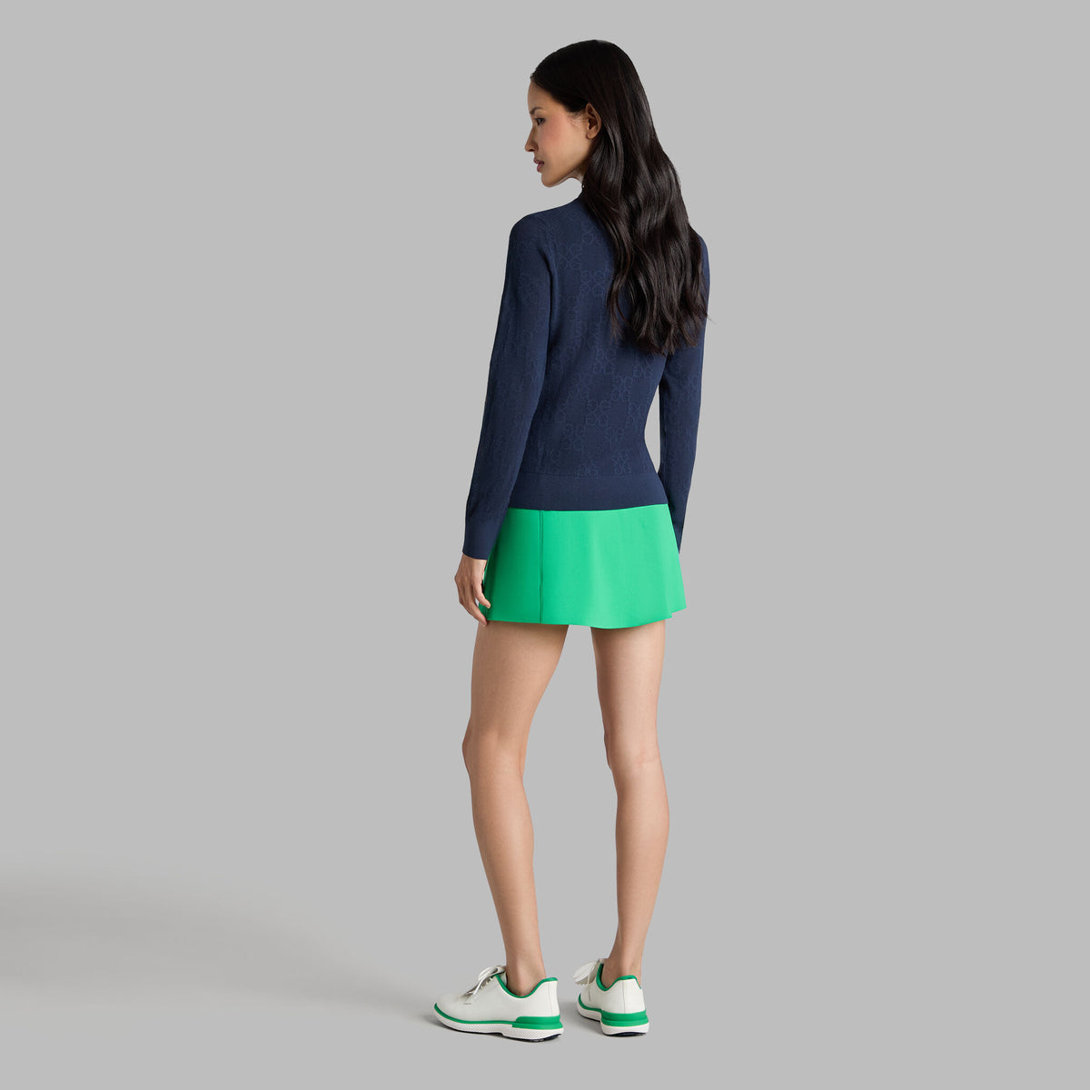 G/FORE Essential - POINTELLE G CREWNECK SWEATER