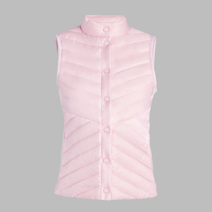 G/FORE Latest - V-DOWN QUILTED STRETCH TECH INTERLOCK VEST